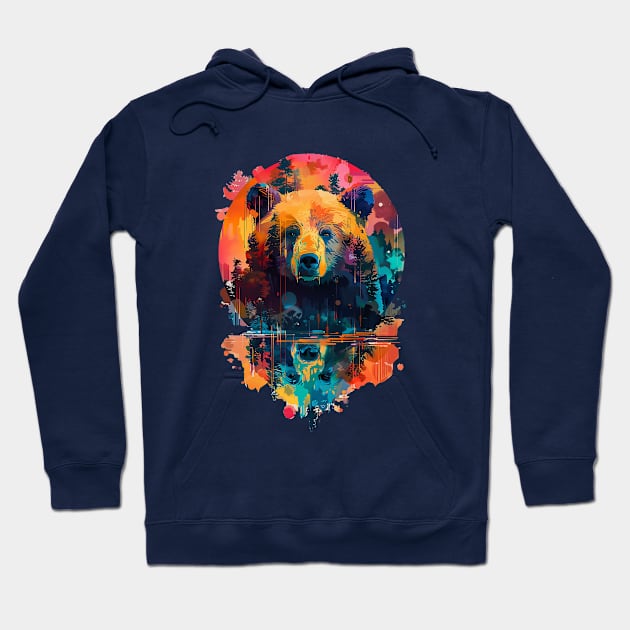 Big Bear Hoodie by DavidLoblaw